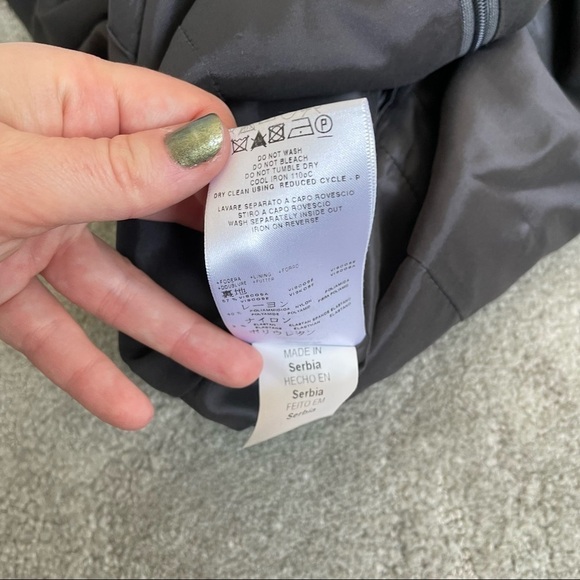 RED VALENTINO Gray Sleeveless V-Neck Virgin Wool Mini Dress EUC Size 44/US 6 - Picture 10 of 11